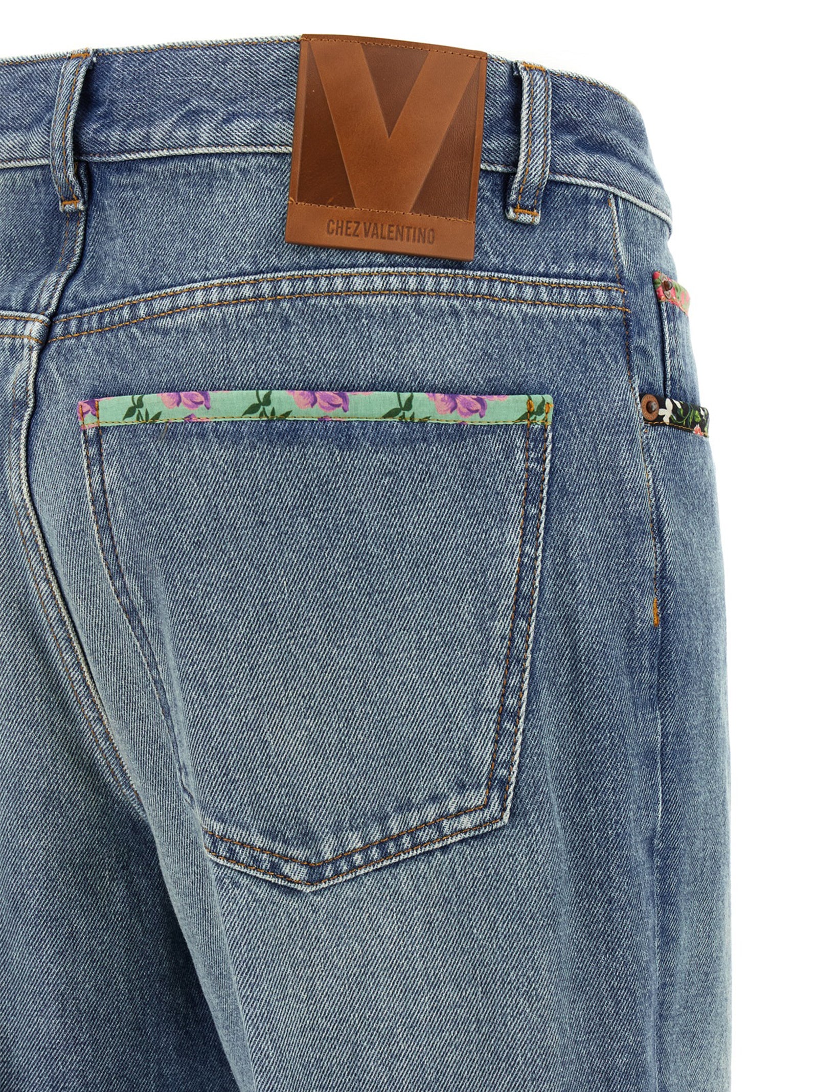 Valentino Garavani Floral Jeans