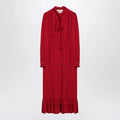 Valentino Red dress with ruffled bow