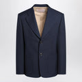 Valentino Blue single-breasted wool jacket