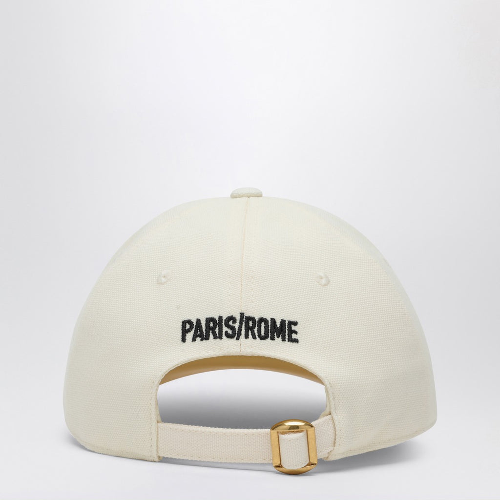 Valentino Garavani Chez Valentino ivory baseball cap