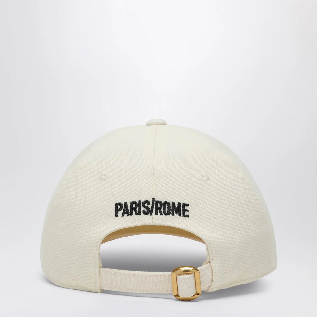 Valentino Garavani Chez Valentino ivory baseball cap