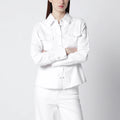 Frame White rigid denim shirt