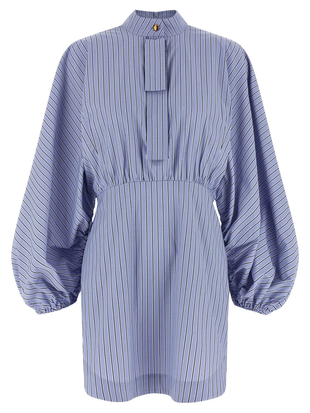 Zimmermann Drawstring Stripe Mini Dress