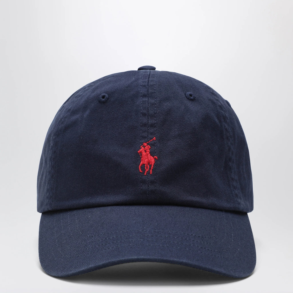 Polo Ralph Lauren Newport Navy / Red baseball cap with logo