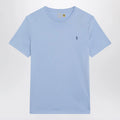 Polo Ralph Lauren Light blue Custom Slim-Fit cotton T-shirt