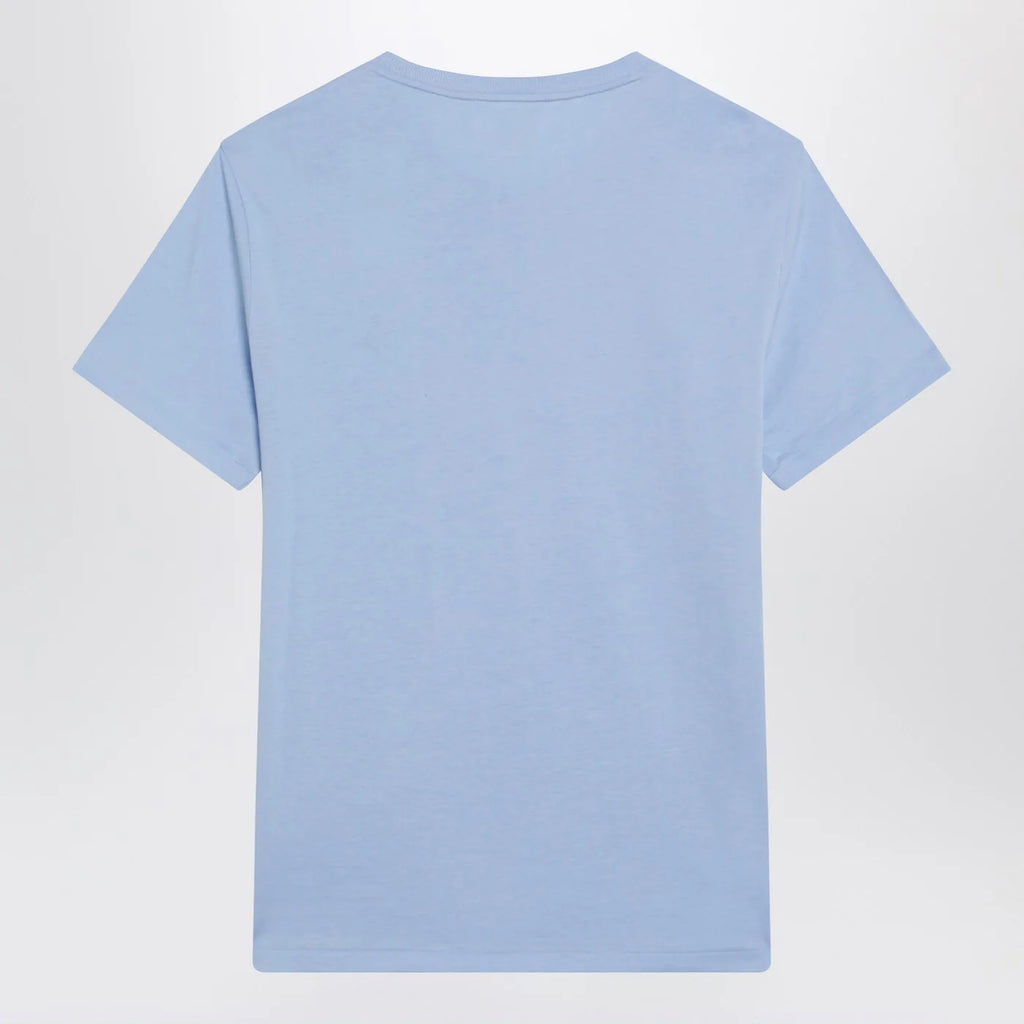 Polo Ralph Lauren Light blue Custom Slim-Fit cotton T-shirt