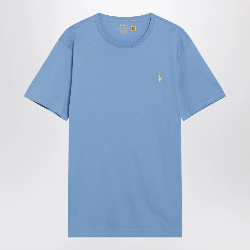 Polo Ralph Lauren Light blue cotton Custom Slim-Fit T-shirt