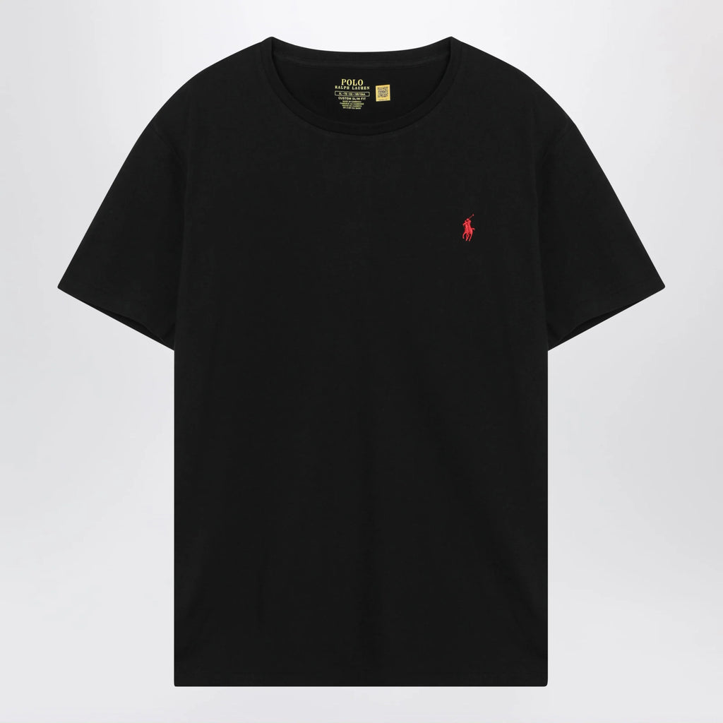 Polo Ralph Lauren T-shirt black in cotton Custom Slim-Fit