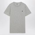Polo Ralph Lauren Grey mélange cotton Custom Slim-Fit T-shirt
