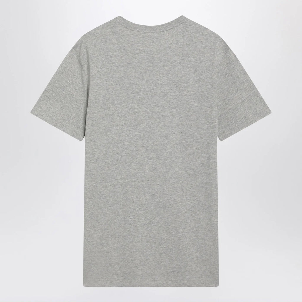 Polo Ralph Lauren Grey mélange cotton Custom Slim-Fit T-shirt