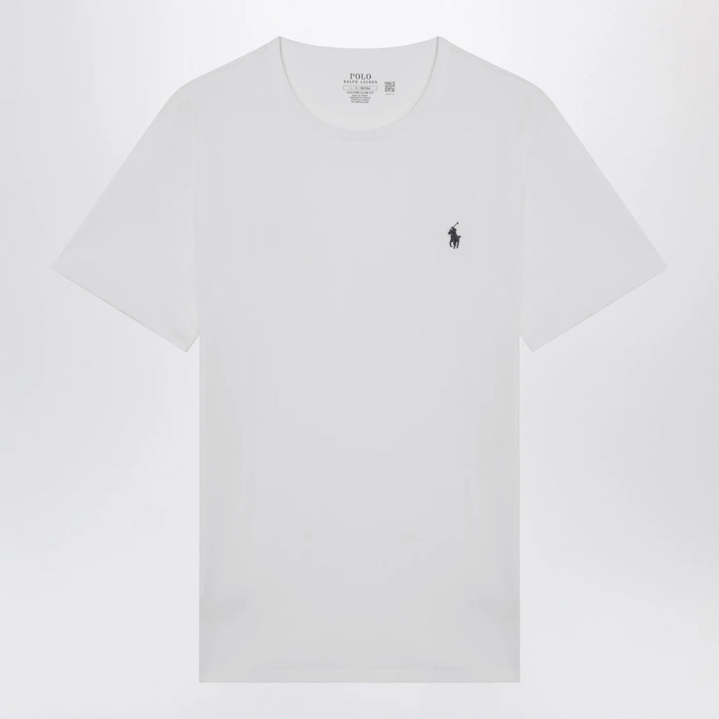 Polo Ralph Lauren T-shirt white in cotton Custom Slim-Fit