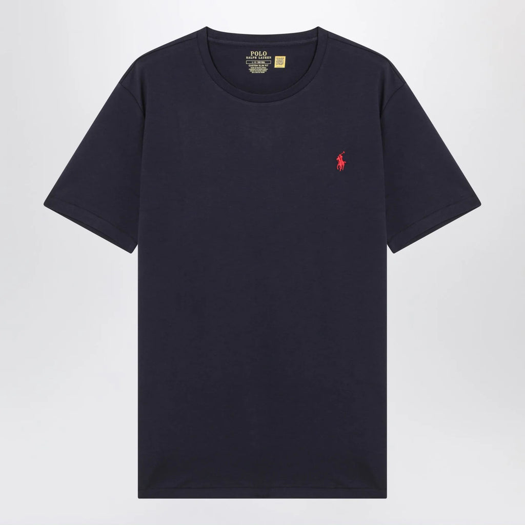Polo Ralph Lauren T-shirt blue in cotton Custom Slim-Fit