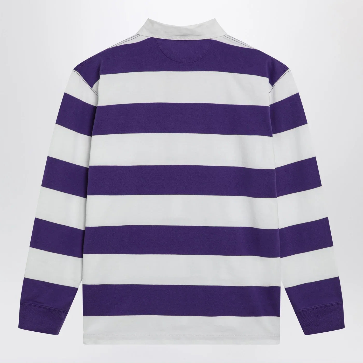 Polo Ralph Lauren White/purple striped Classic Fit polo shirt