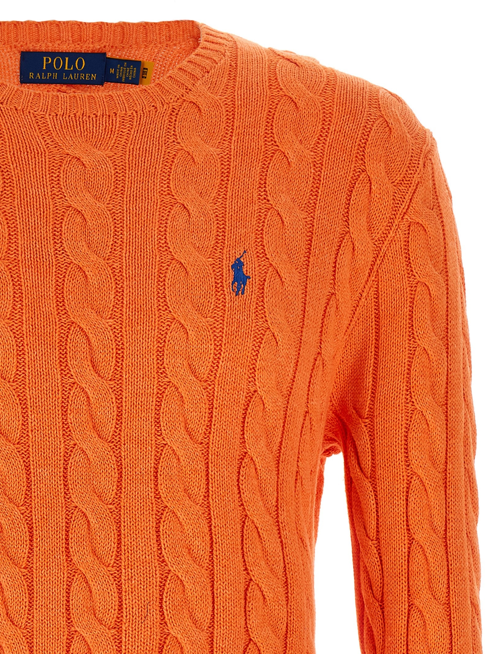 Polo Ralph Lauren Cotton Braided Sweater