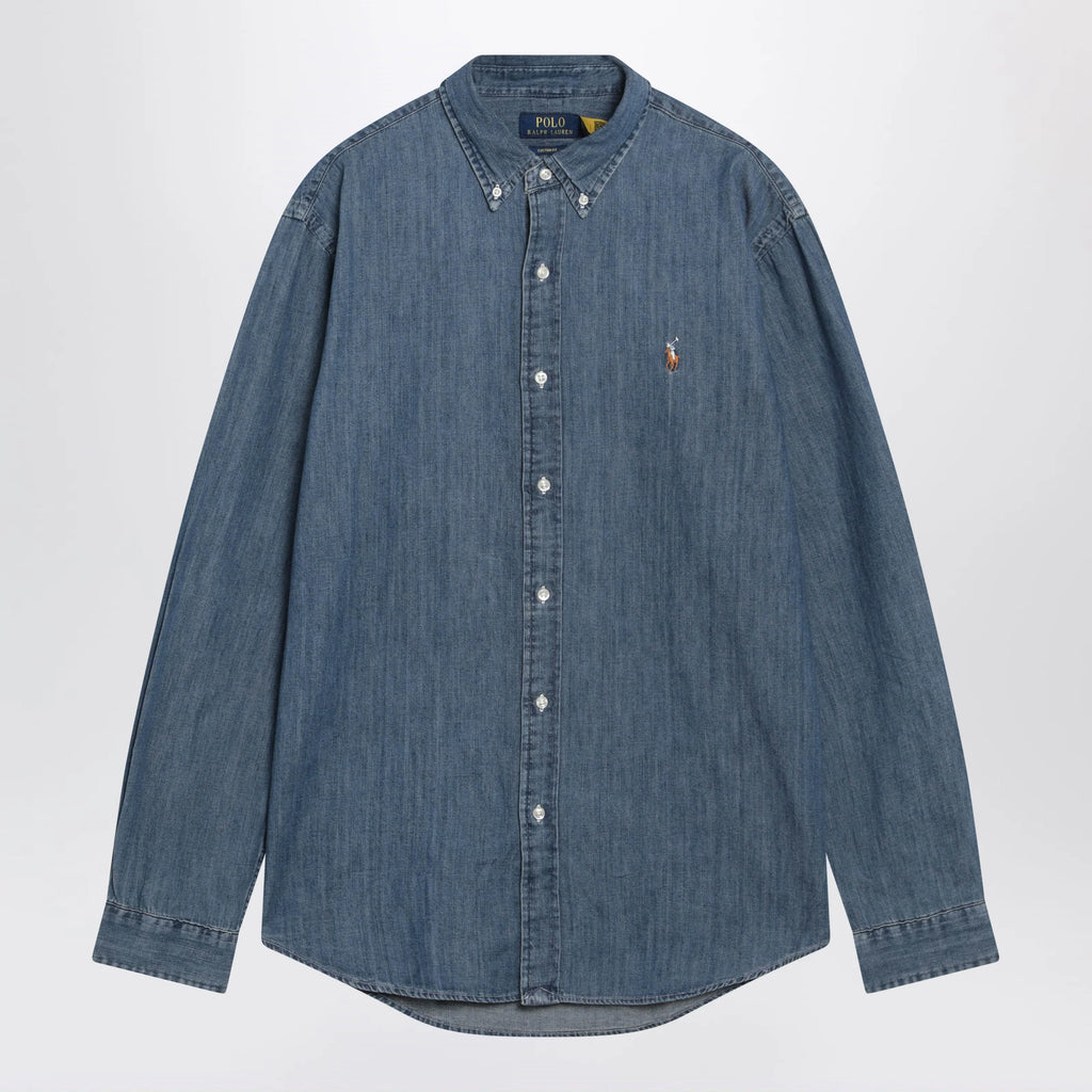 Polo Ralph Lauren Blue denim Custom-Fit shirt