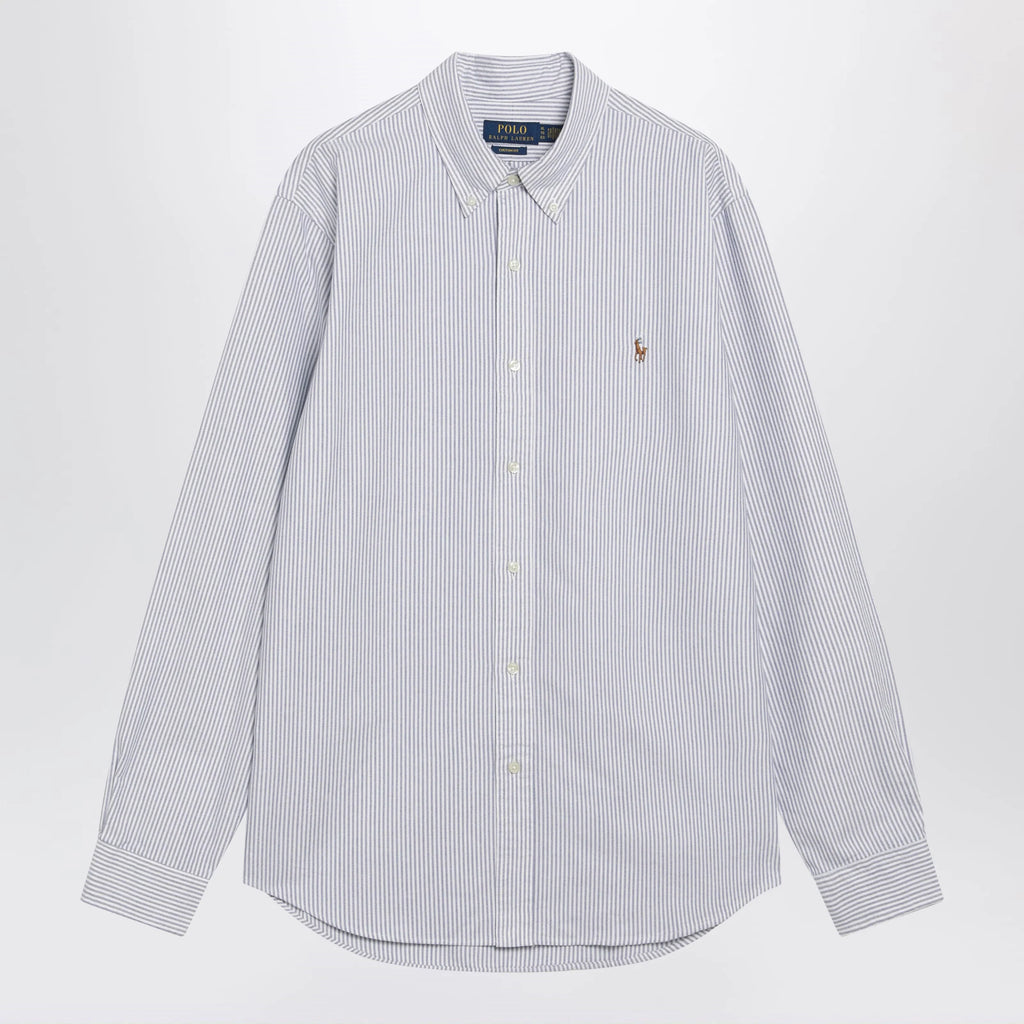 Polo Ralph Lauren Light blue/white striped Oxford Custom-Fit shirt