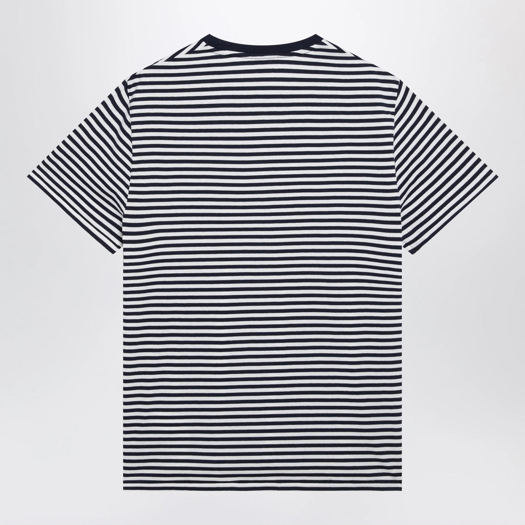 Polo Ralph Lauren White/Navy striped Custom Slim-Fit T-shirt