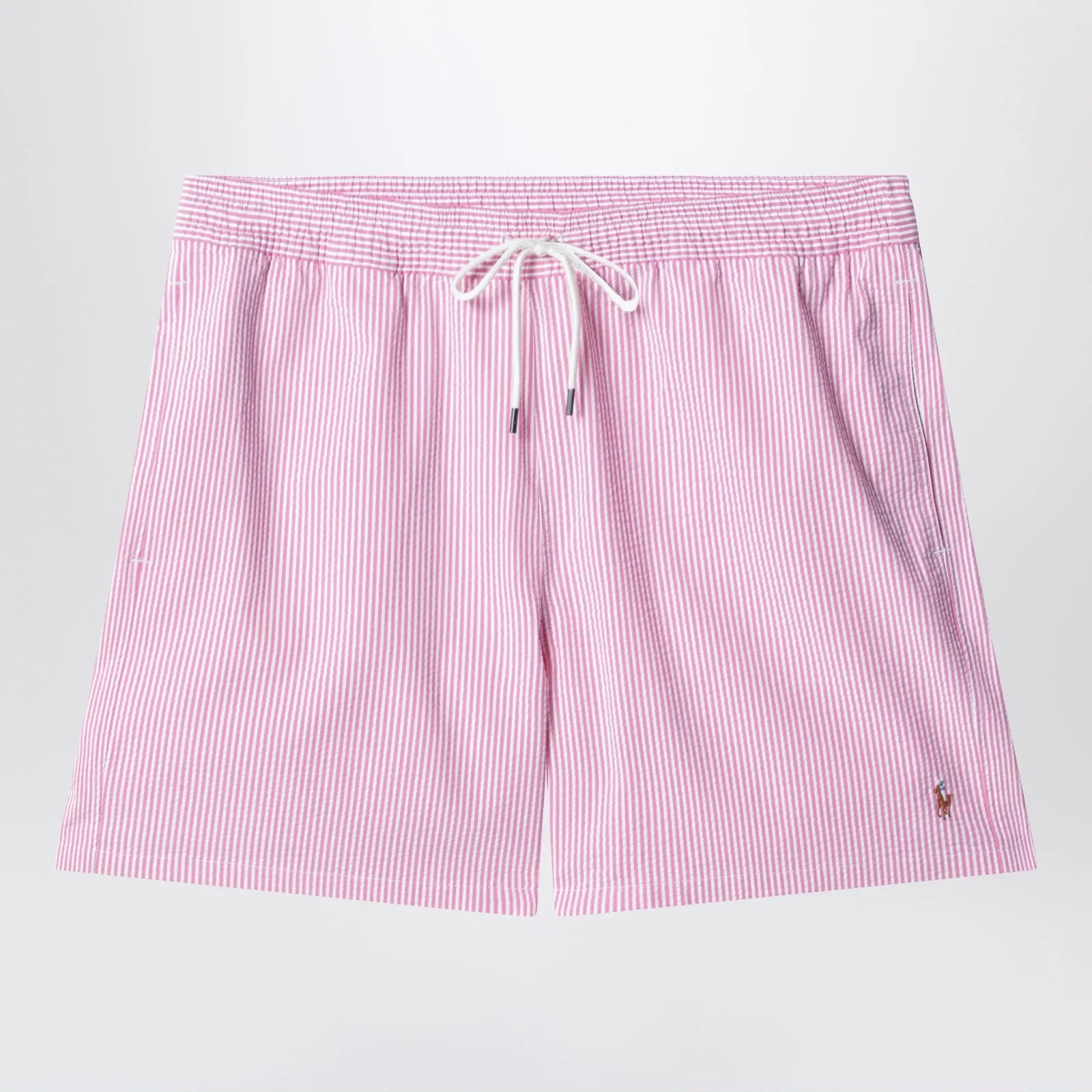 Polo Ralph Lauren Traveler striped white/pink swim shorts