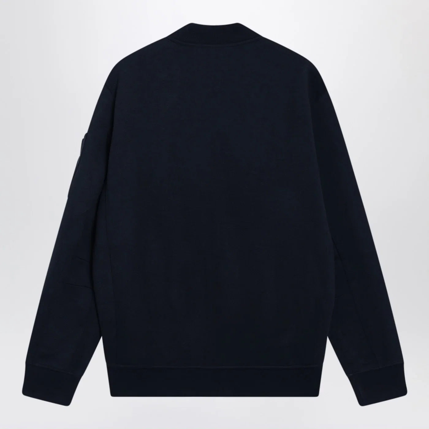 Polo Ralph Lauren Navy blue zip-up cotton-blend sweatshirt