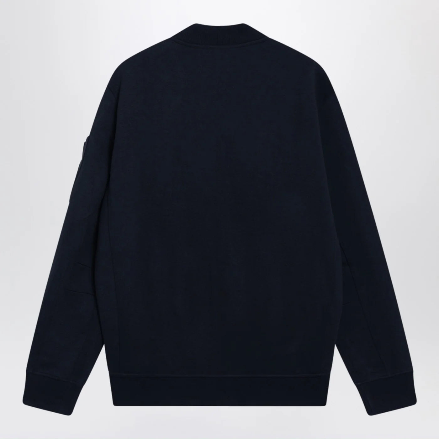 Polo Ralph Lauren Navy blue zip-up cotton-blend sweatshirt