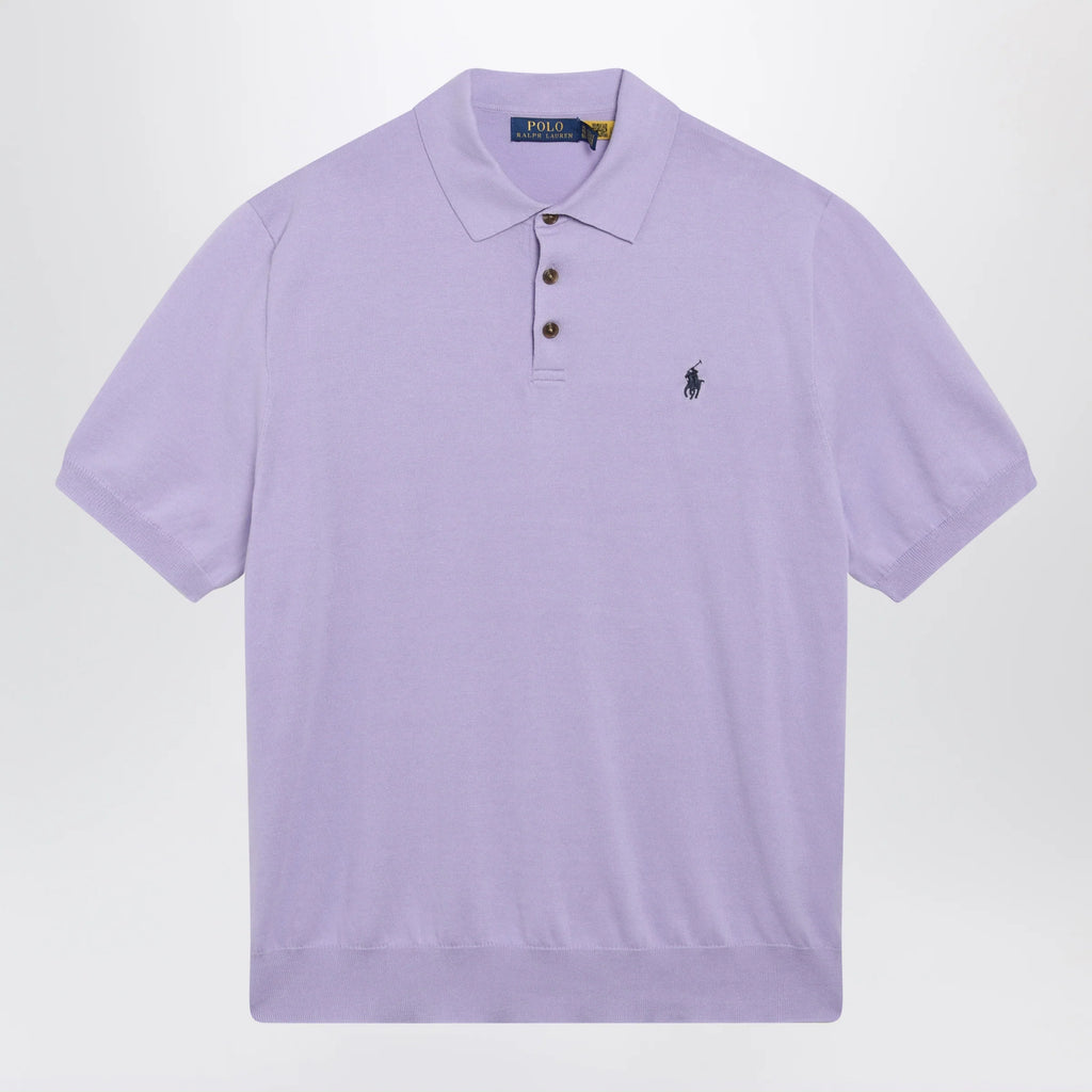 Polo Ralph Lauren Lilac cotton polo shirt