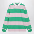 Polo Ralph Lauren Pink/emerald green striped polo