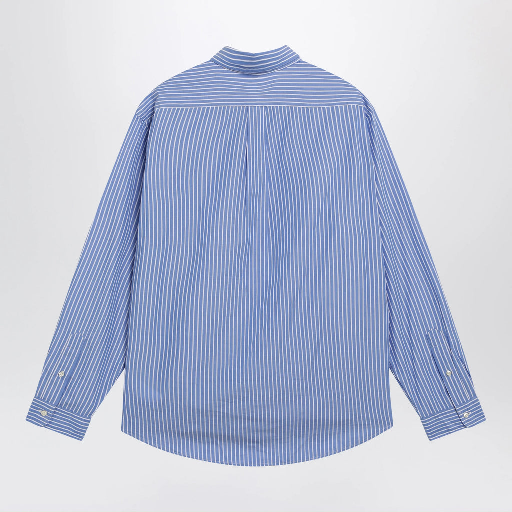 Polo Ralph Lauren White/blue striped Custom-Fit poplin shirt