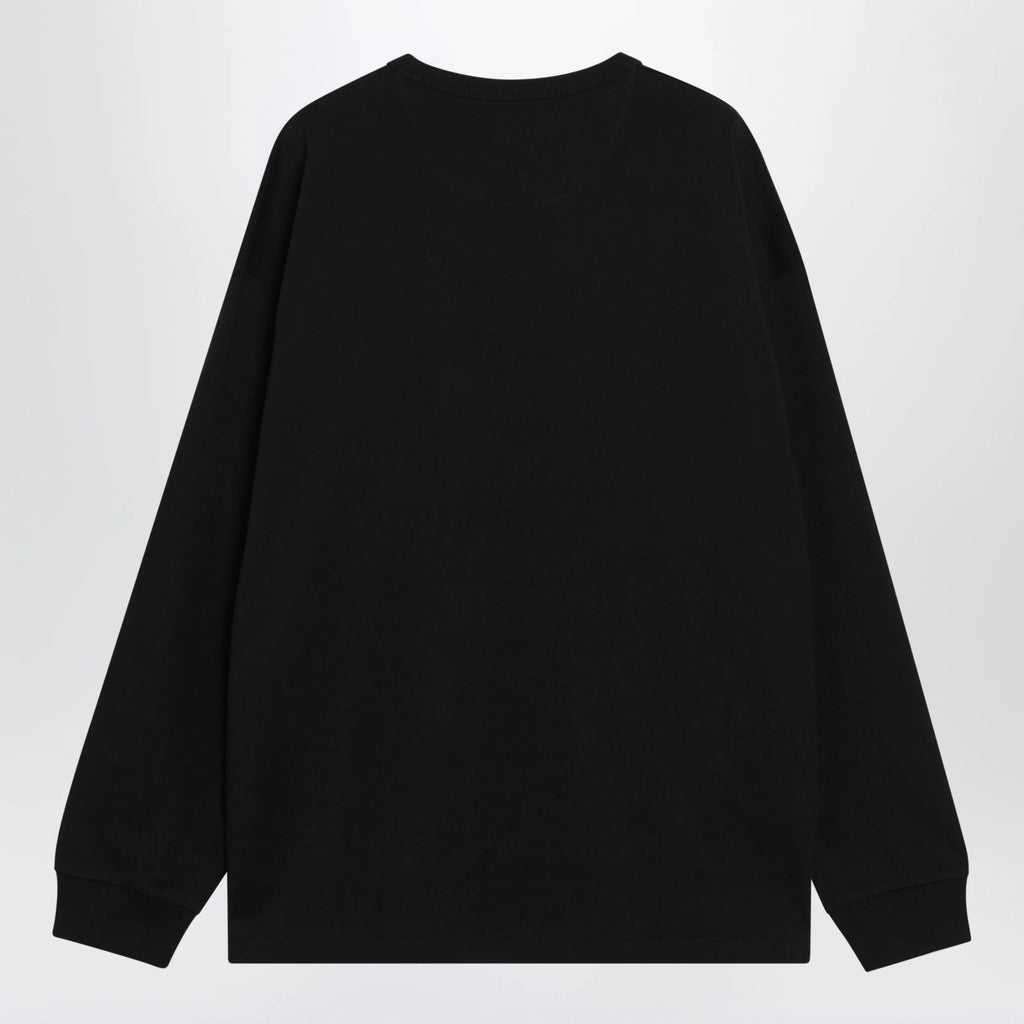 Polo Ralph Lauren Black cotton Relaxed-Fit crewneck sweatshirt