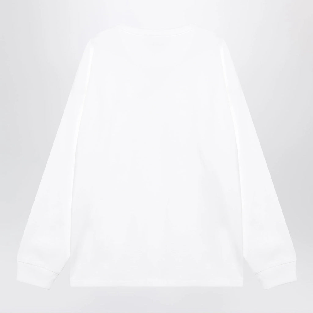 Polo Ralph Lauren White cotton Relaxed-Fit crewneck sweatshirt