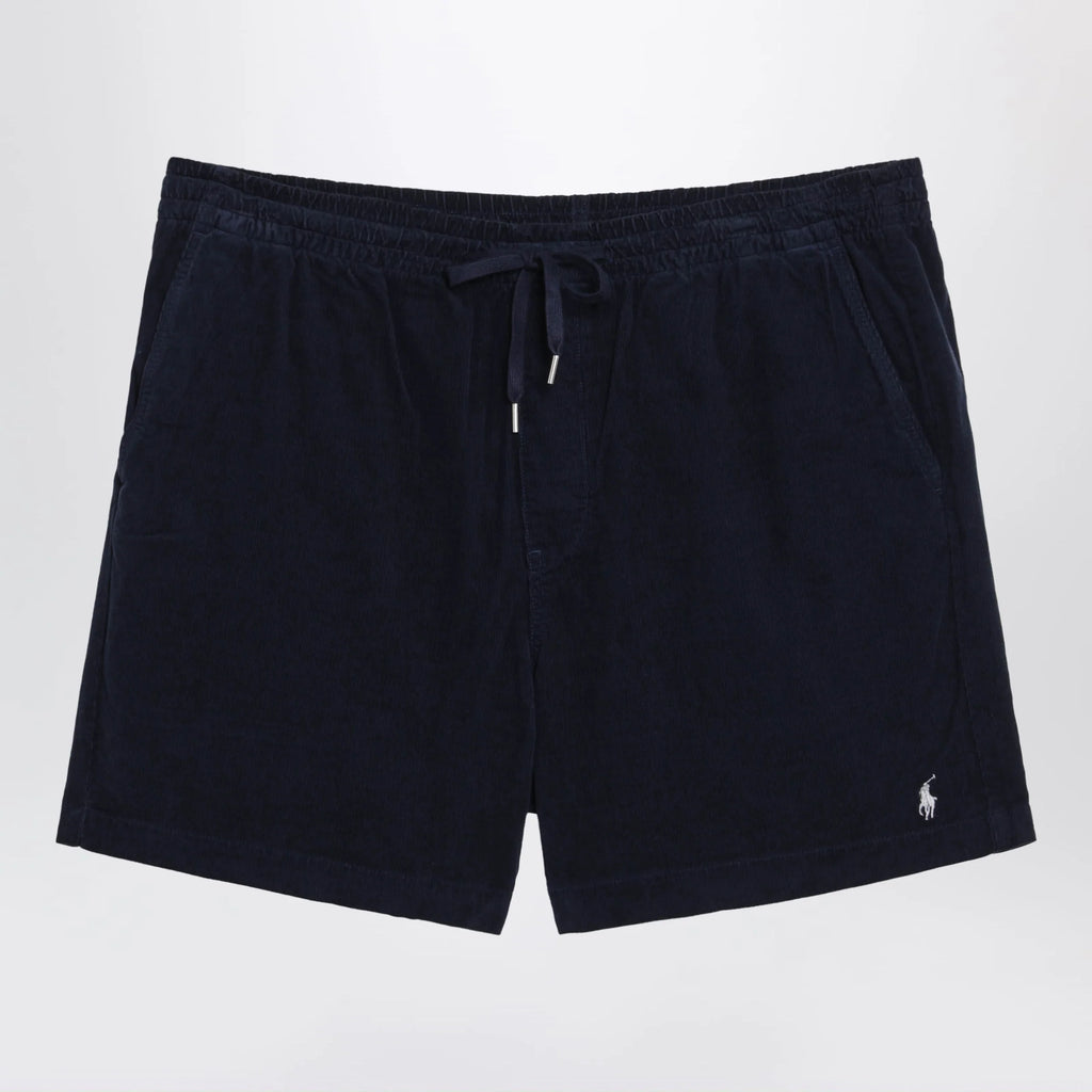 Polo Ralph Lauren Navy ribbed Classic-Fit shorts