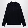 Polo Ralph Lauren Navy blue polo sweater with flag motif