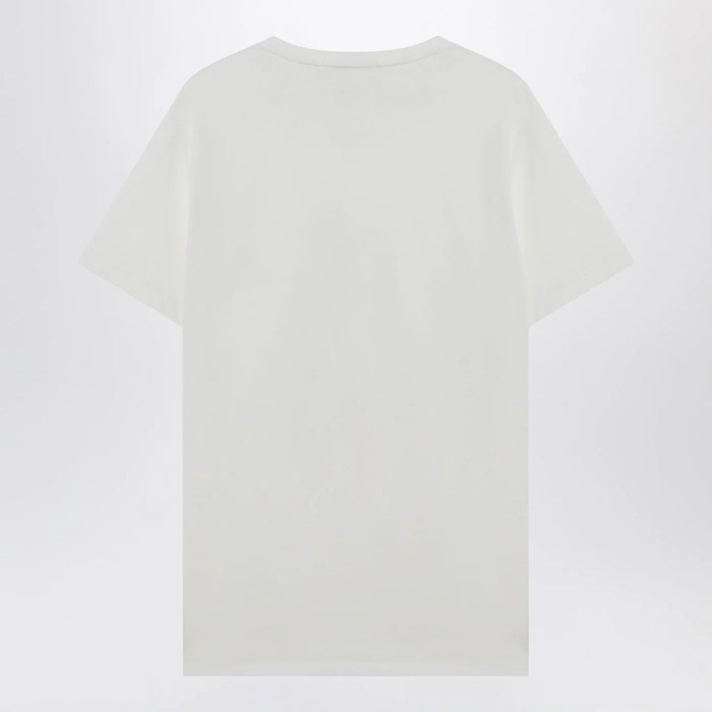 Polo Ralph Lauren White Polo Bear T-shirt Custom Slim-Fit