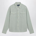 Polo Ralph Lauren White/green Classic-Fit madras western shirt