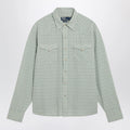 Polo Ralph Lauren White/green Classic-Fit madras western shirt