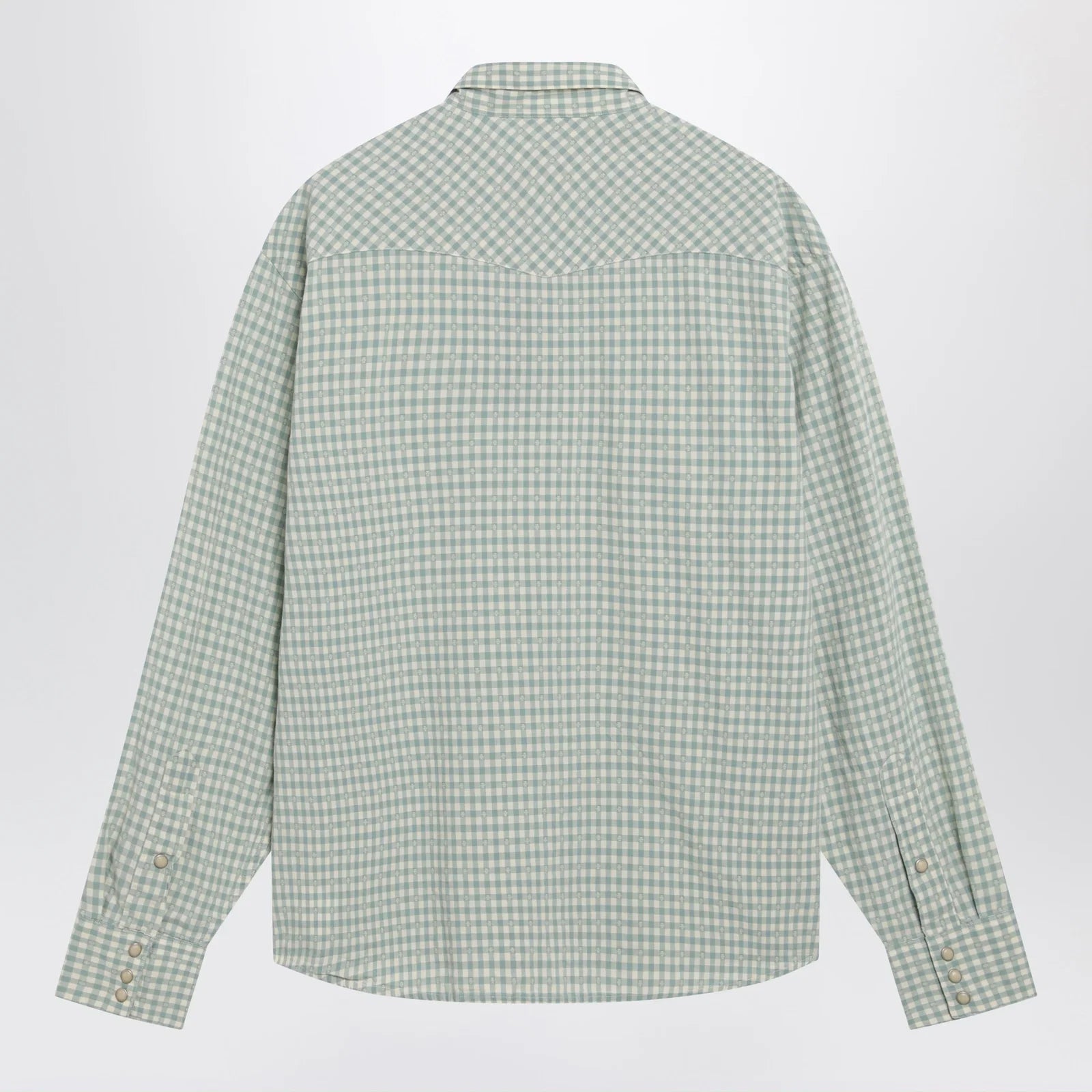 Polo Ralph Lauren White/green Classic-Fit madras western shirt