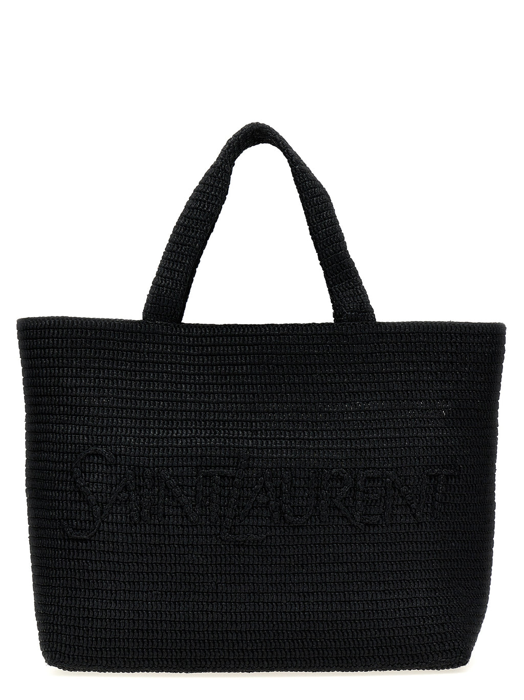 Saint Laurent Rafia Tote Bag