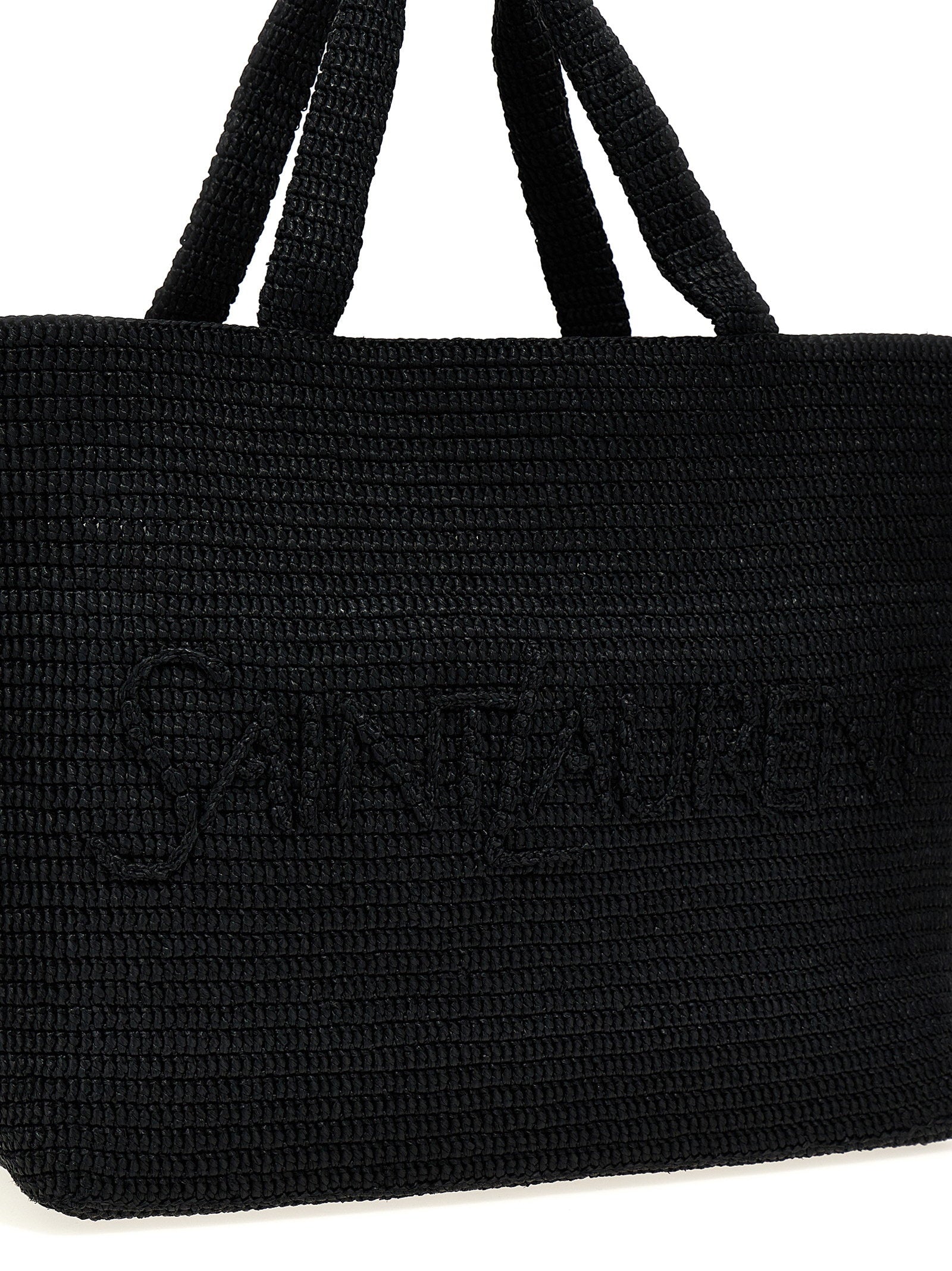 Saint Laurent Rafia Tote Bag