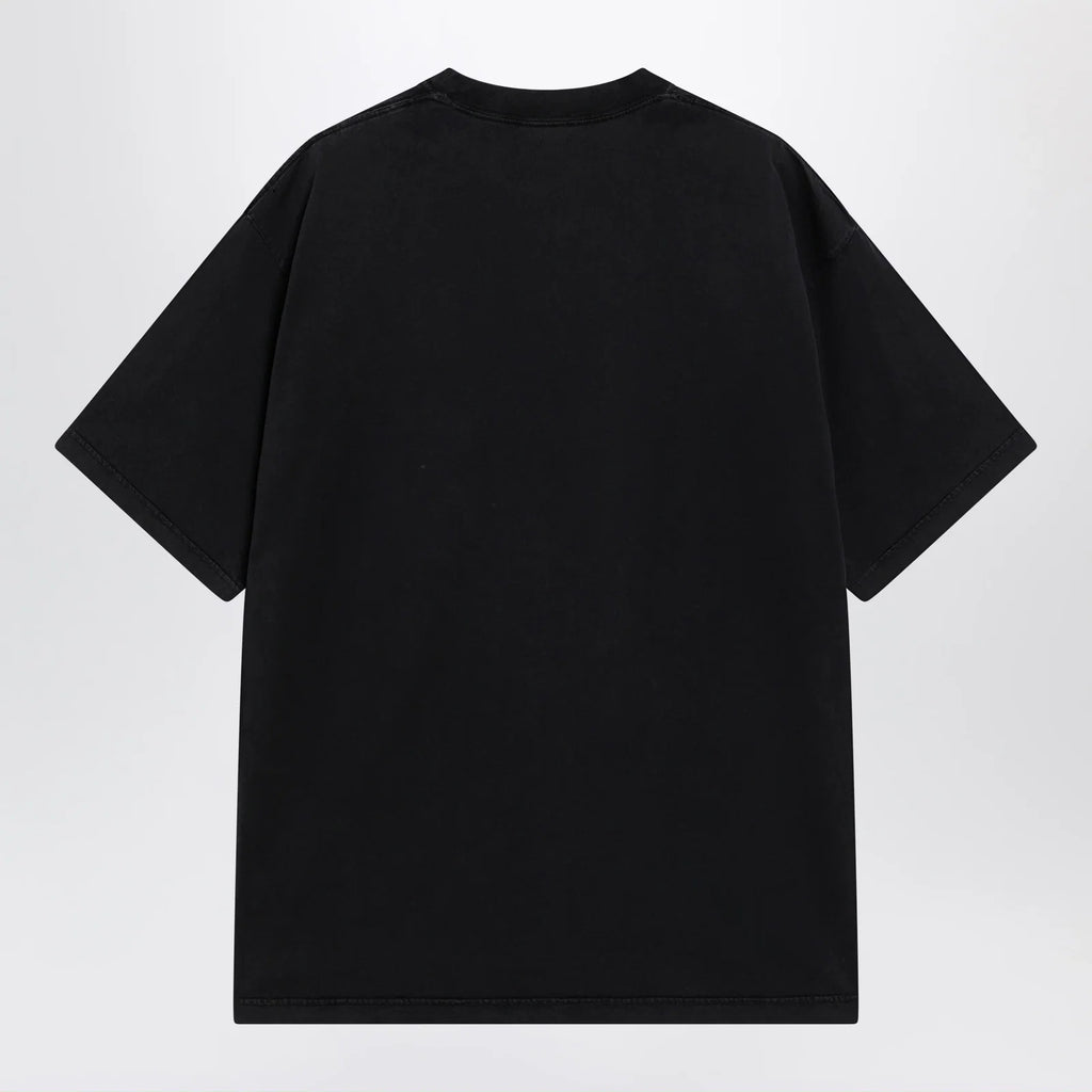 Balenciaga The Address men’s regular-fit T-shirt in faded black cotton