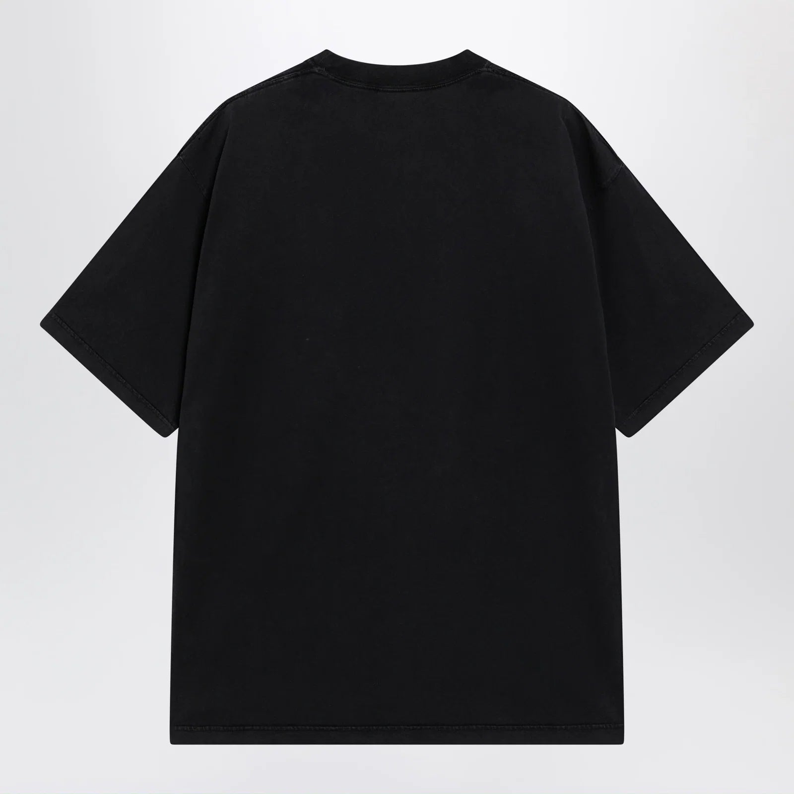 Balenciaga The Address men’s regular-fit T-shirt in faded black cotton