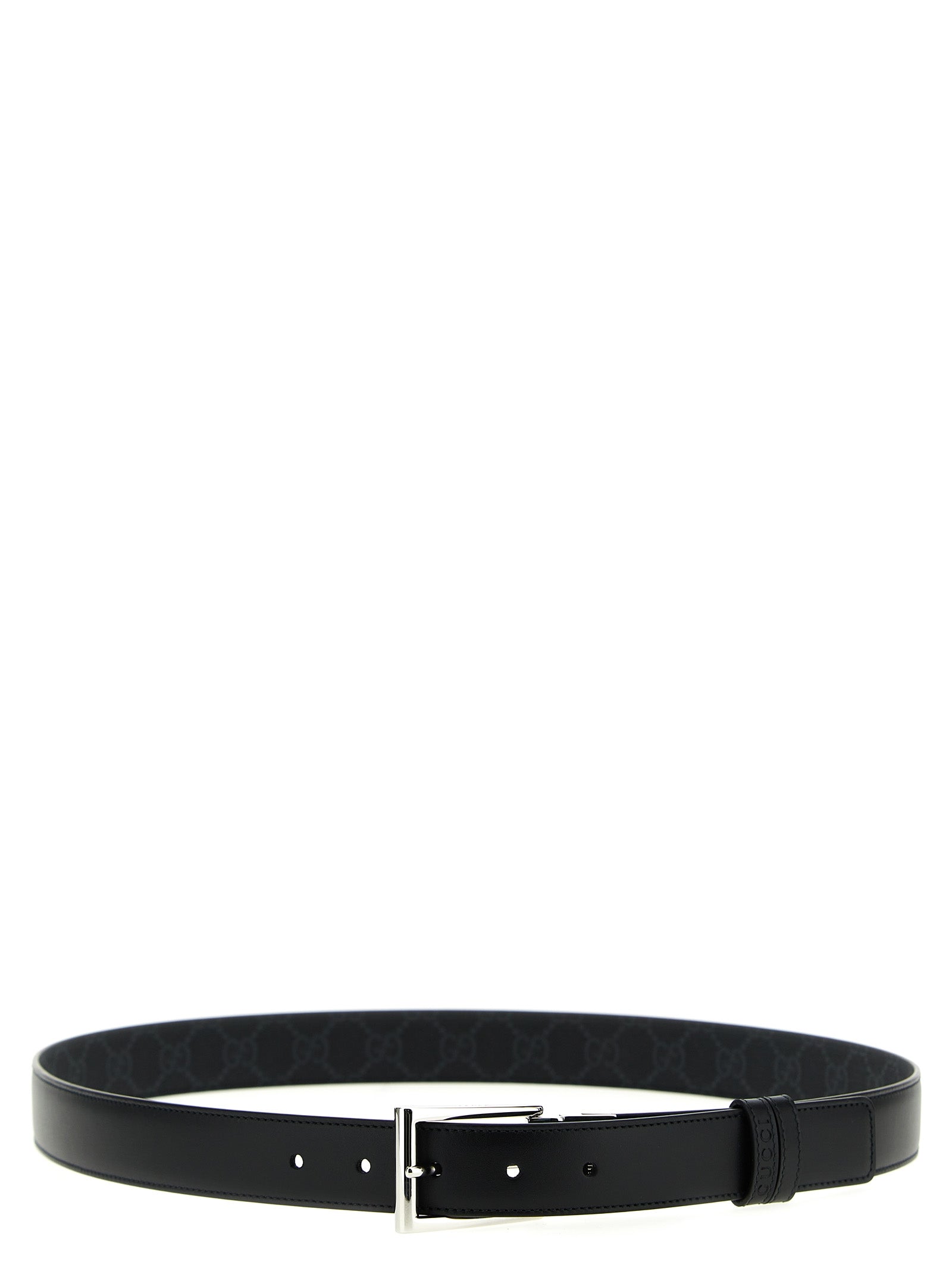 Gucci Rectangular Buckle Reversible Belt