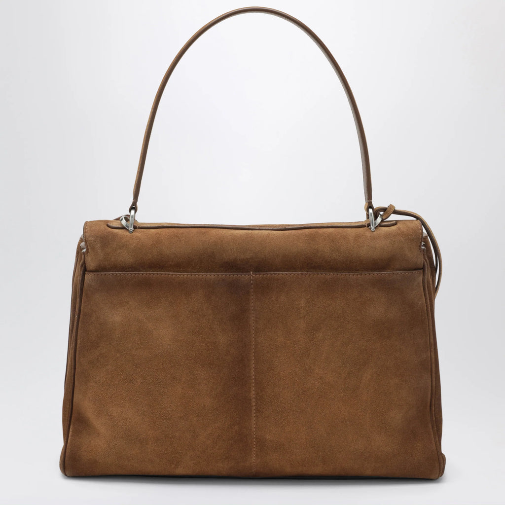 Balenciaga Rodeo medium beige suede bag