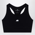 Balenciaga Black Activewear sleeveless top in matt nylon blend