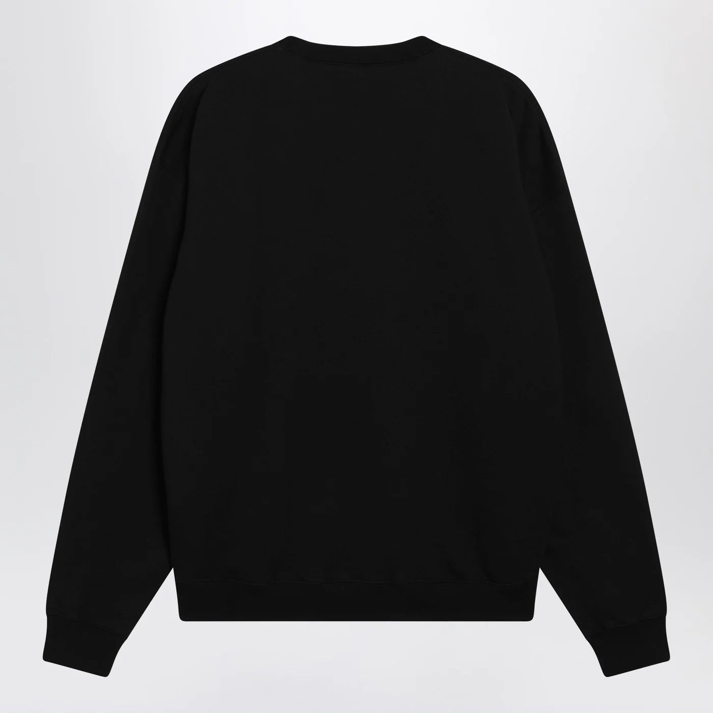 GUCCI Black brushed cotton jersey sweatshirt