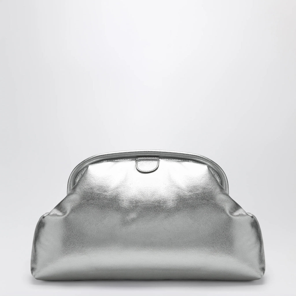 Stella McCartney Silver metallic padded Falabella clutch