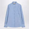Valentino Light blue striped shirt in cotton