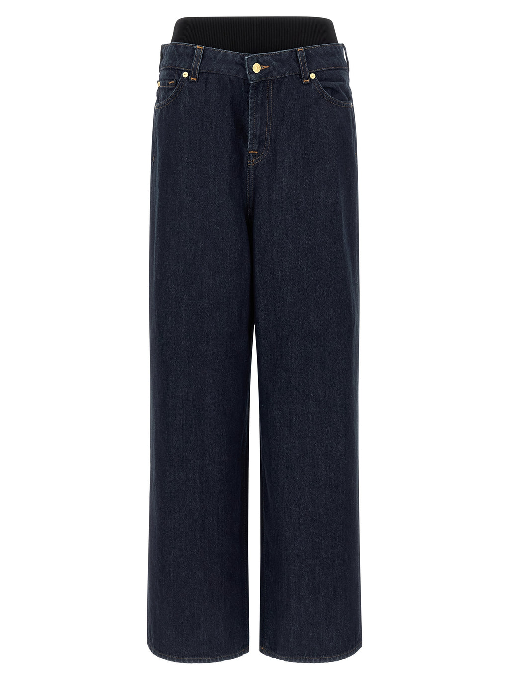 7 For All Mankind Banded Slouchy Wide Jeans