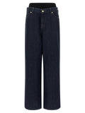 7 For All Mankind Banded Slouchy Wide Jeans