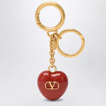 Valentino Garavani Bag charm keyring Coeur Royal in red