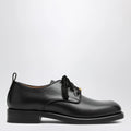 Valentino Garavani Black leather strap with Vlogo plaque
