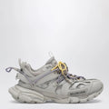 Balenciaga Track Trail Sneakers in yellow, purple, brown and black